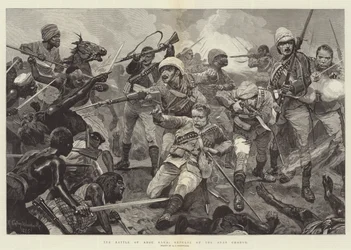 Die Schlacht von Abou Klea, Abwehr des arabischen Angriffs